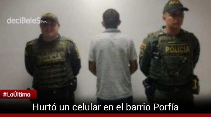 Hombre capturado en Villavicencio por el delito de hurto